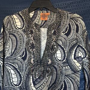 Tory Burch  long  sleeve blouse with detailed sequined Brand new  by:Tory Burch